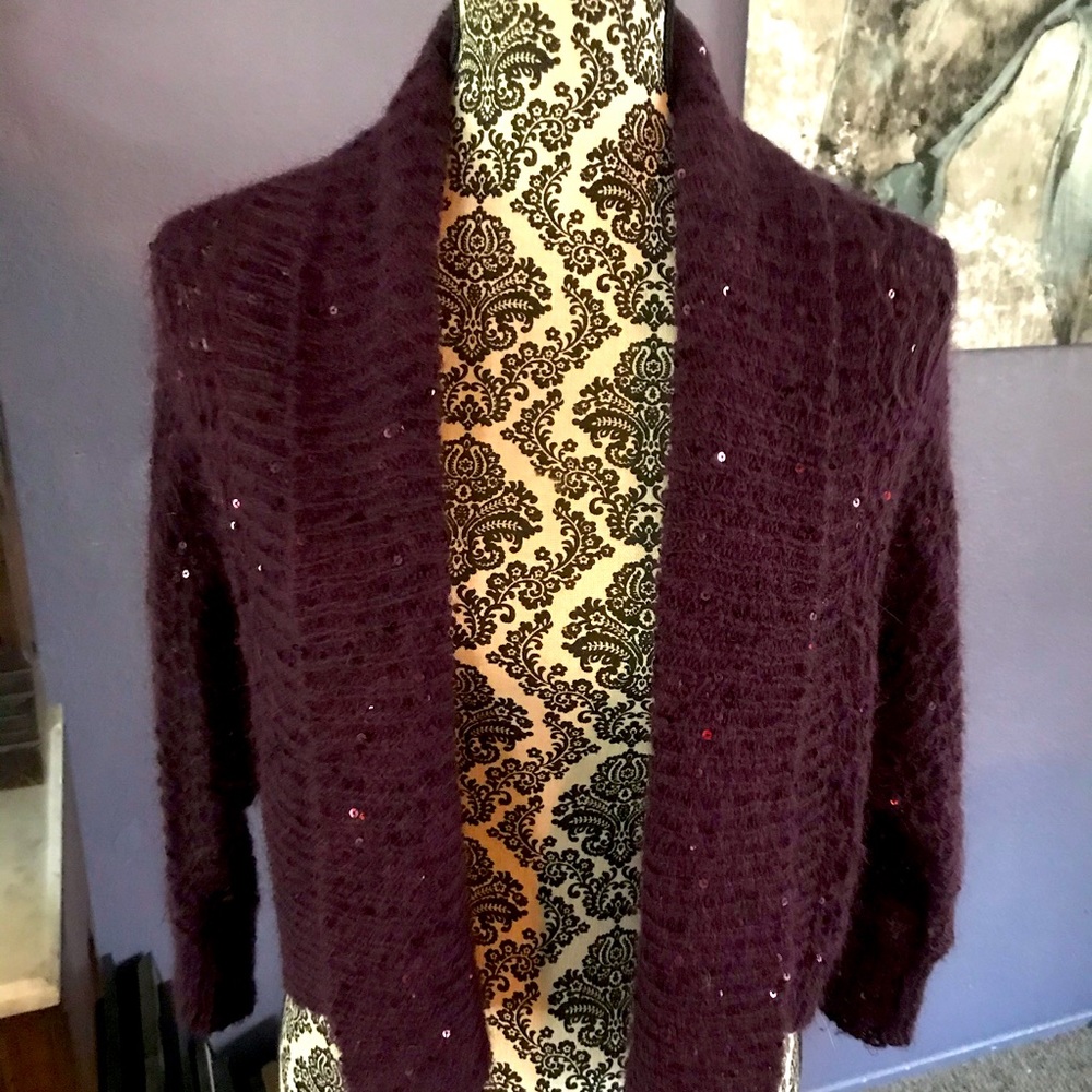 Express Sequin Shrug